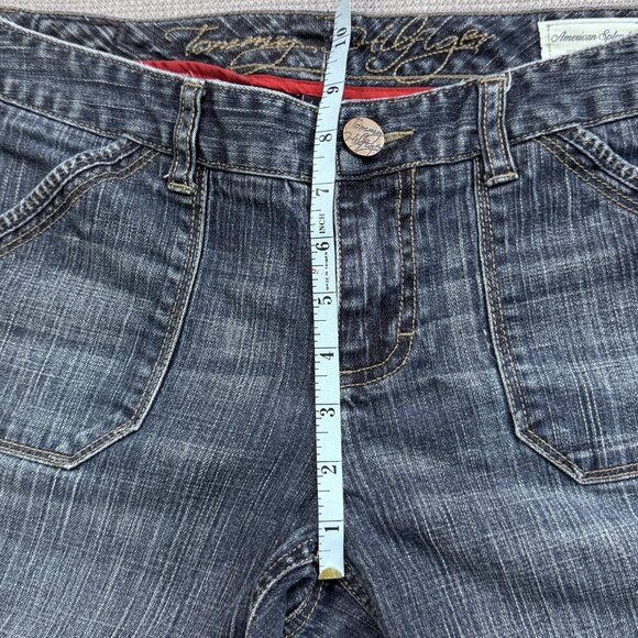 Tommy Hilfiger Womens Sz 8 Blue Denim Mid Rise American Splendor Trousers Jeans - Picture 11 of 14